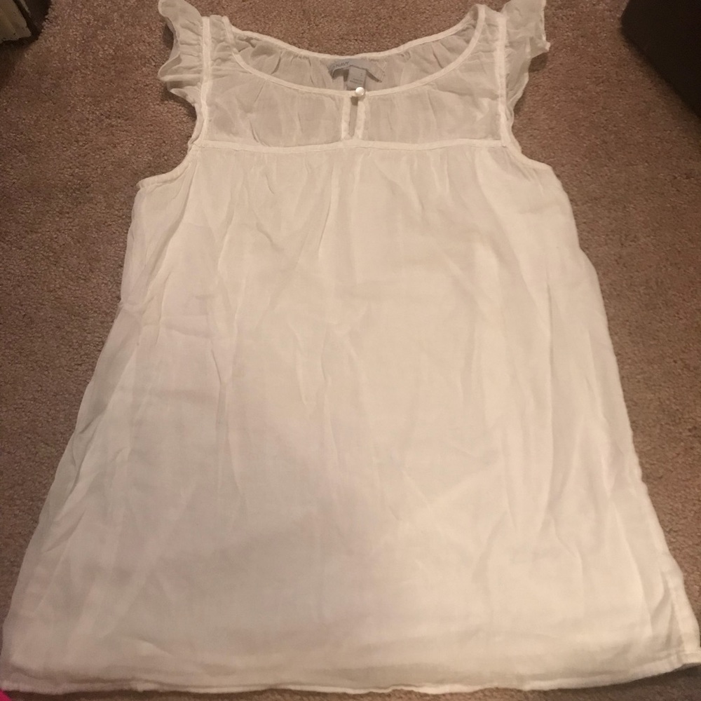 Linen sleeveless top